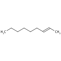 trans-2-Nonene formula graphical representation