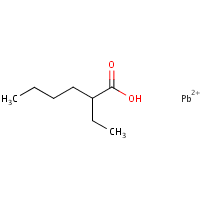 Lead 2-ethylhexoate formula graphical representation