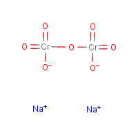 Sodium dichromate formula graphical representation