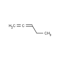 1,2-Pentadiene formula graphical representation