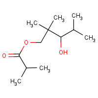 Texanol formula graphical representation