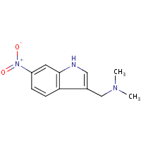 6-Nitrogramine formula graphical representation