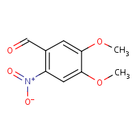 6-Nitroveratraldehyde formula graphical representation
