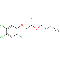 2,4,5-T, n-Butyl ester formula graphical representation