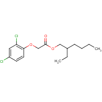 2,4-D 2-Ethylhexyl ester formula graphical representation