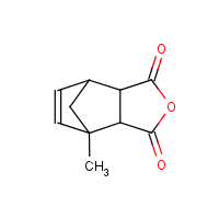 Methyl nadic anhydride formula graphical representation