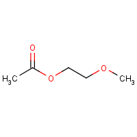 Methyl cellosolve acetate formula graphical representation