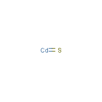 Cadmium sulfide formula graphical representation