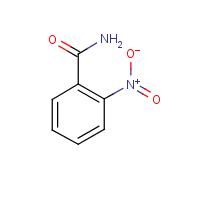 2-Nitrobenzamide formula graphical representation
