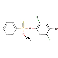 Leptophos formula graphical representation