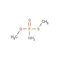 Methamidophos formula graphical representation