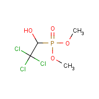 Trichlorfon formula graphical representation