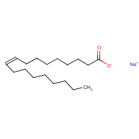 Sodium oleate formula graphical representation