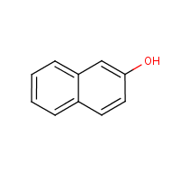 2-Naphthol formula graphical representation