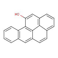 Benzo(a)pyren-11-ol formula graphical representation