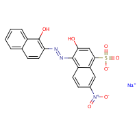 Eriochrome Black T formula graphical representation