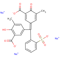 Eriochrome Cyanine R formula graphical representation