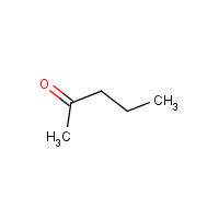 Methyl propyl ketone formula graphical representation