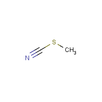 Methyl thiocyanate formula graphical representation