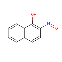 2-Nitroso-1-naphthol formula graphical representation