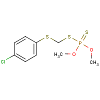 Methyl trithion formula graphical representation