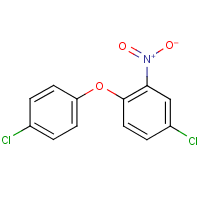 4,4'-Dichloro-2-nitrodiphenyl ether formula graphical representation