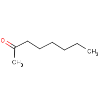 2-Octanone formula graphical representation