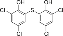 Bithionol formula graphical representation