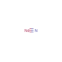 Neodymium nitride formula graphical representation