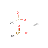 Calcium hypophosphite formula graphical representation