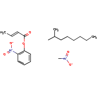 Dinocap formula graphical representation