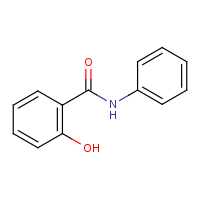 Salicylanilide formula graphical representation