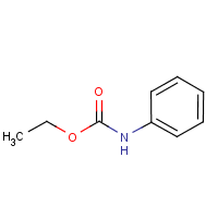 Ethyl N-phenylcarbamate formula graphical representation