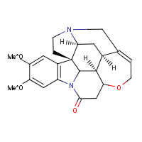 Brucine formula graphical representation