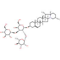 Solanine formula graphical representation