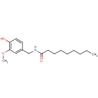 Nonivamide formula graphical representation
