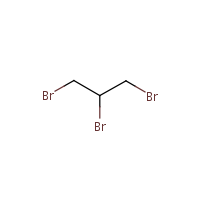 1,2,3-Tribromopropane formula graphical representation