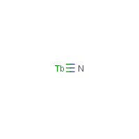 Terbium nitride formula graphical representation