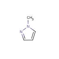 1H-Pyrazole, 1-methyl-  formula graphical representation