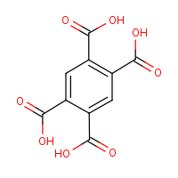 Pyromellitic acid formula graphical representation