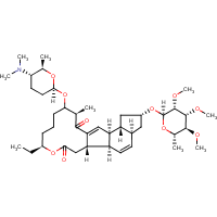 Spinosyn A formula graphical representation