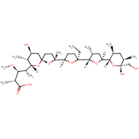 Monensin formula graphical representation