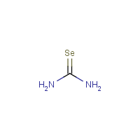 Selenourea formula graphical representation