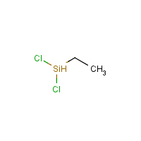 Ethyldichlorosilane formula graphical representation