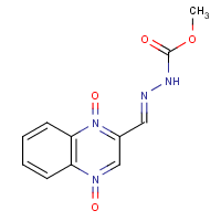 Carbadox formula graphical representation