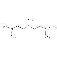 N,N,N',N',N"-Pentamethyldiethylenetriamine formula graphical representation