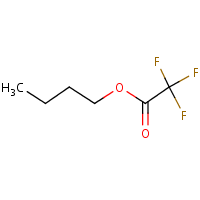 Butyl trifluoroacetate formula graphical representation