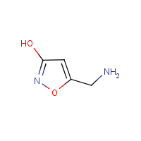 Muscimol formula graphical representation