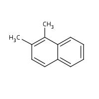 Dimethylnaphthalene formula graphical representation