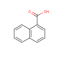 1-Naphthoic acid formula graphical representation